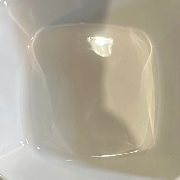 CorningWare set of 2 vintage White and Blue Square Baking Dishes 1 3/4 cup size - Picture 7 of 12